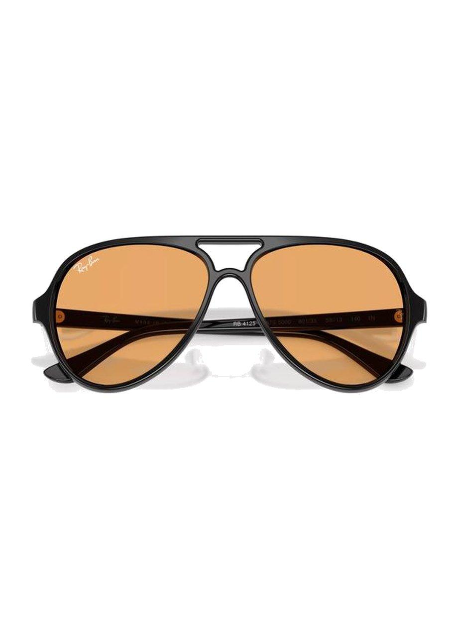 RB4125 Cats 5000 RAY-BAN Black/Orange M, 2901_000, large image number 4