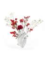 Love In Bloom Vase White