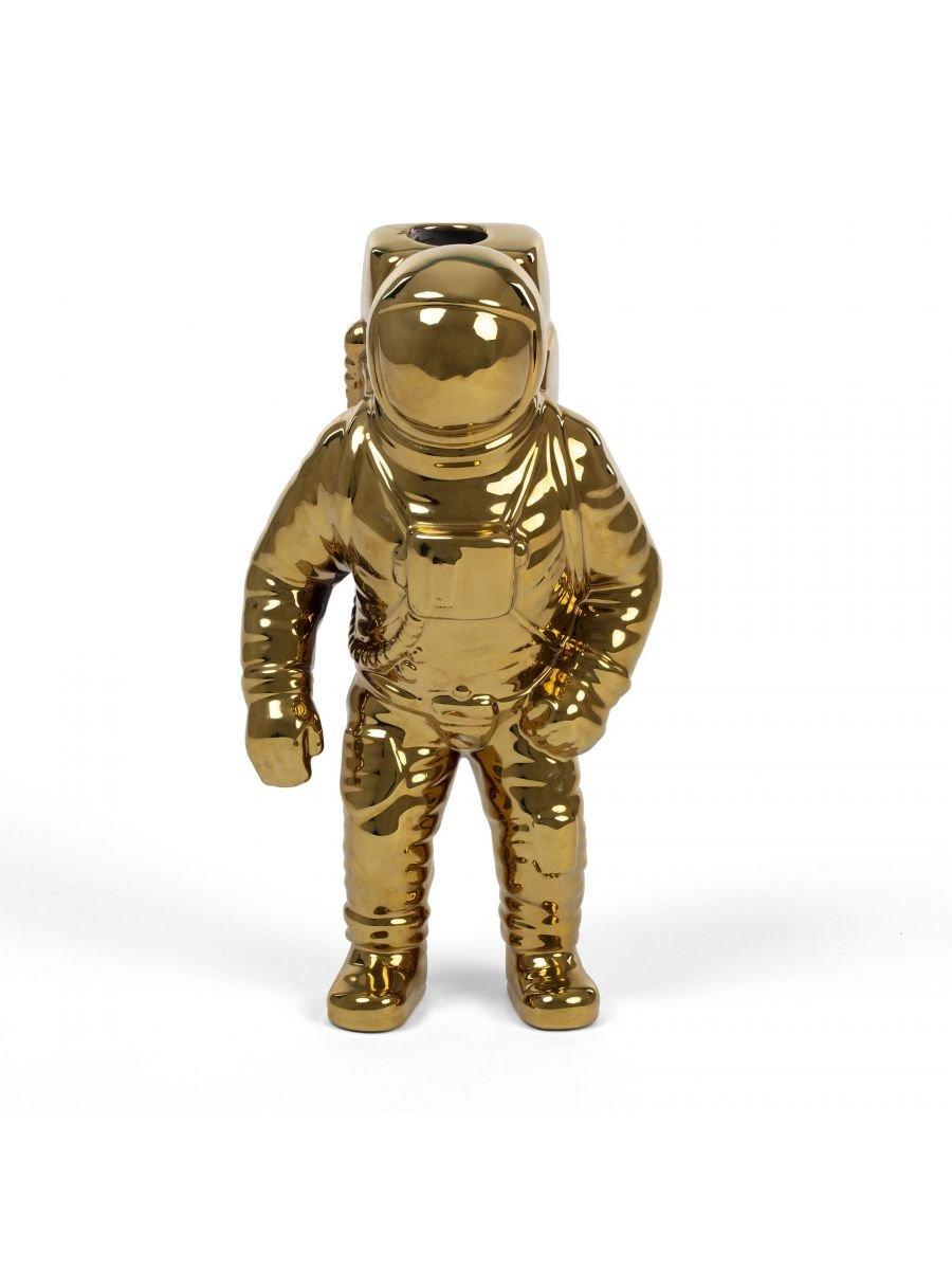 Cosmic Diner Starman Vase Gold, , large image number 0