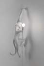 Monkey Lamp Hanging Left Hand White Indoor