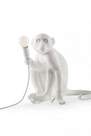 Seletti - Monkey Lamp Sitting White Indoor