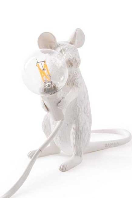 Seletti - Mouse Lamp White Mac