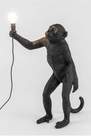 Monkey Lamp Standing Black Outdoor