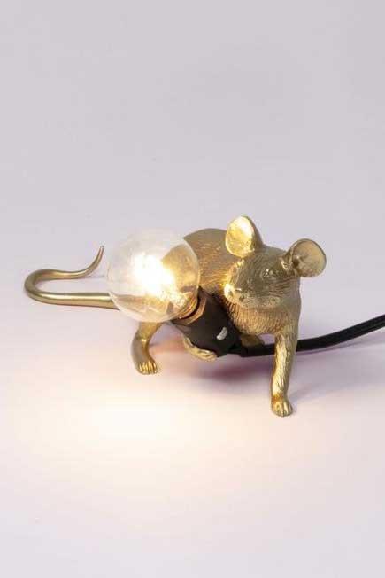 Mouse Lamp Gold Lop, No Colour, large image number 0