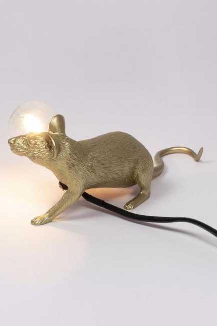Mouse Lamp Gold Lop, No Colour, large image number 1