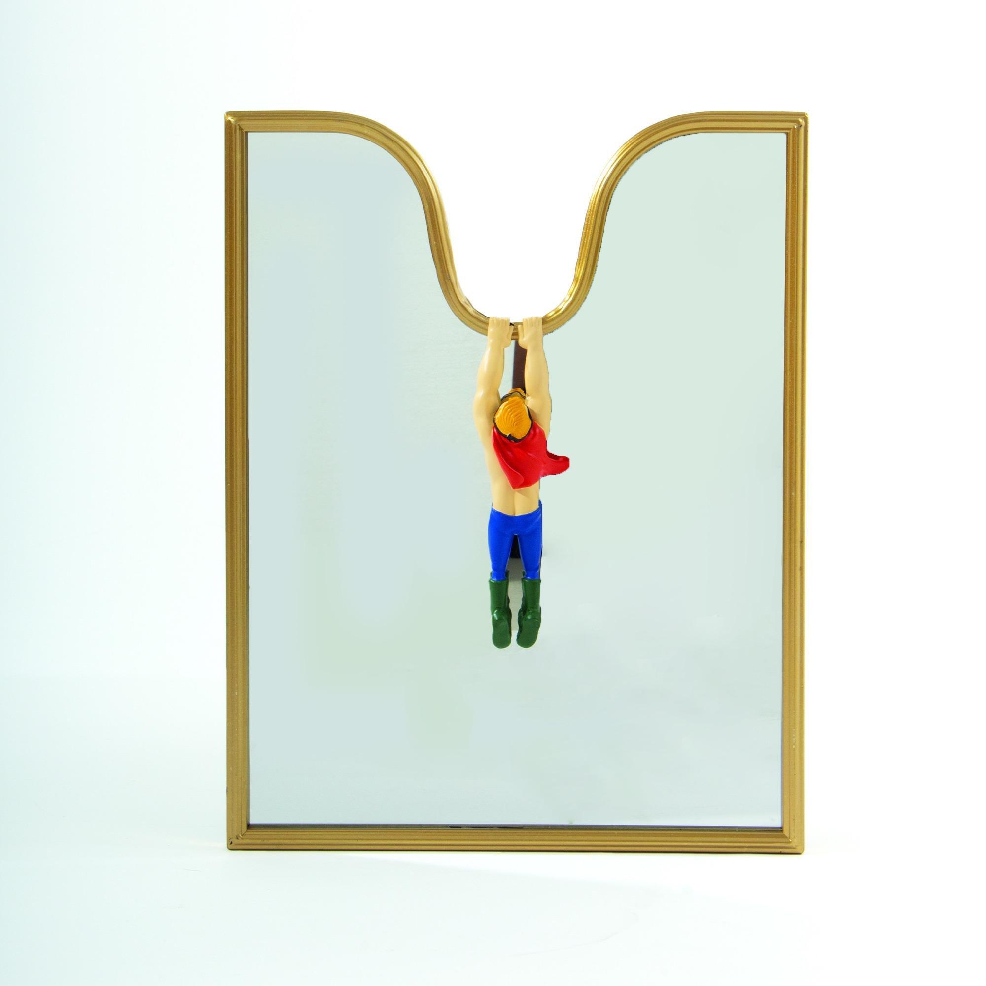 Seletti - Circus mirror cm 35 × 45 - Superhero