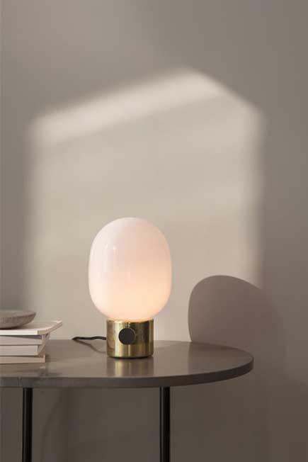 JWDA Table Lamp, Polished Brass, No Colour, large image number 0