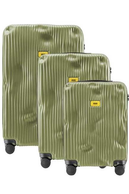 Stripe Olive Suitcase 3 Piece Set, , large image number 4