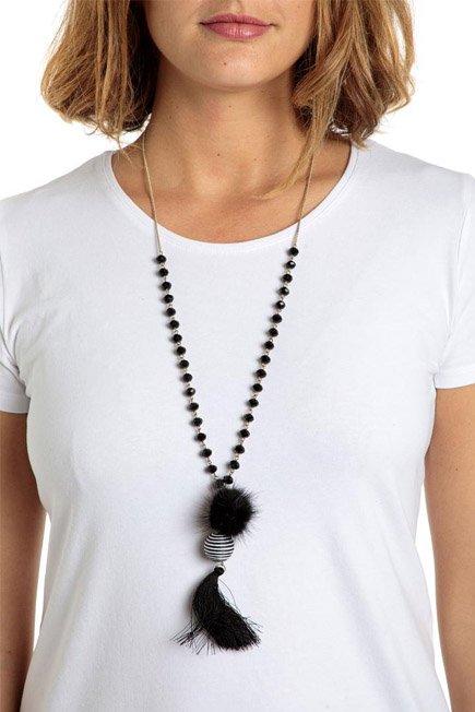 Black Necklace, Women, , large image number 1
