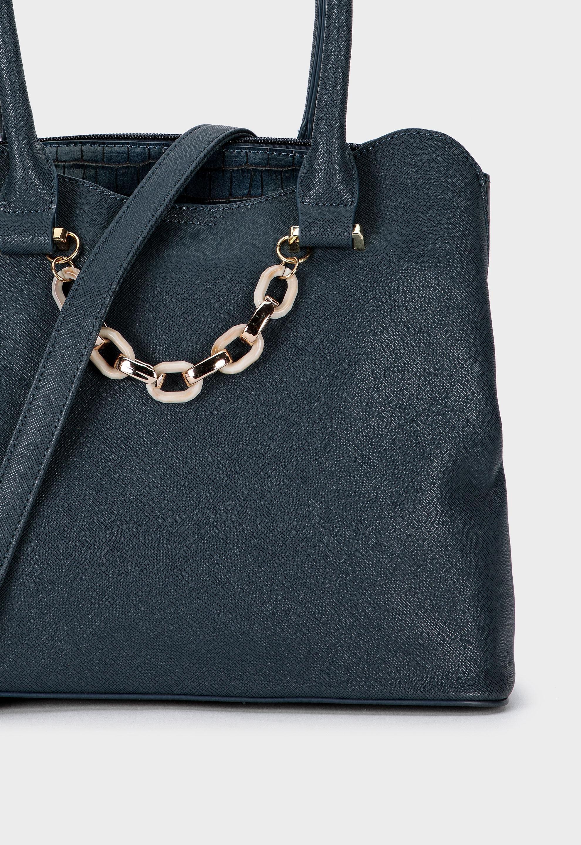 Blue Chain Clutch Bag, Women, , large image number 2