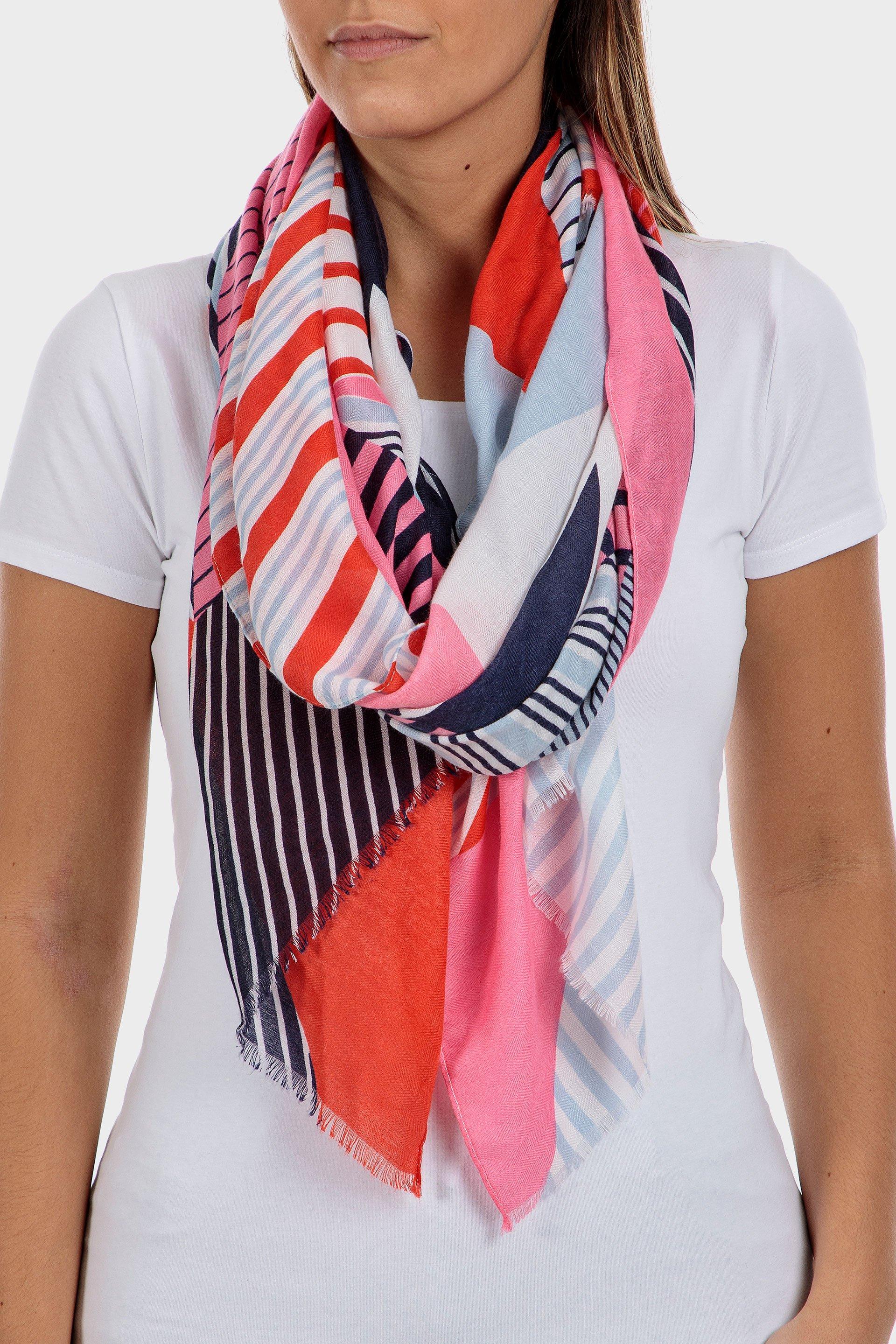 Striped pashmina, , large image number 0