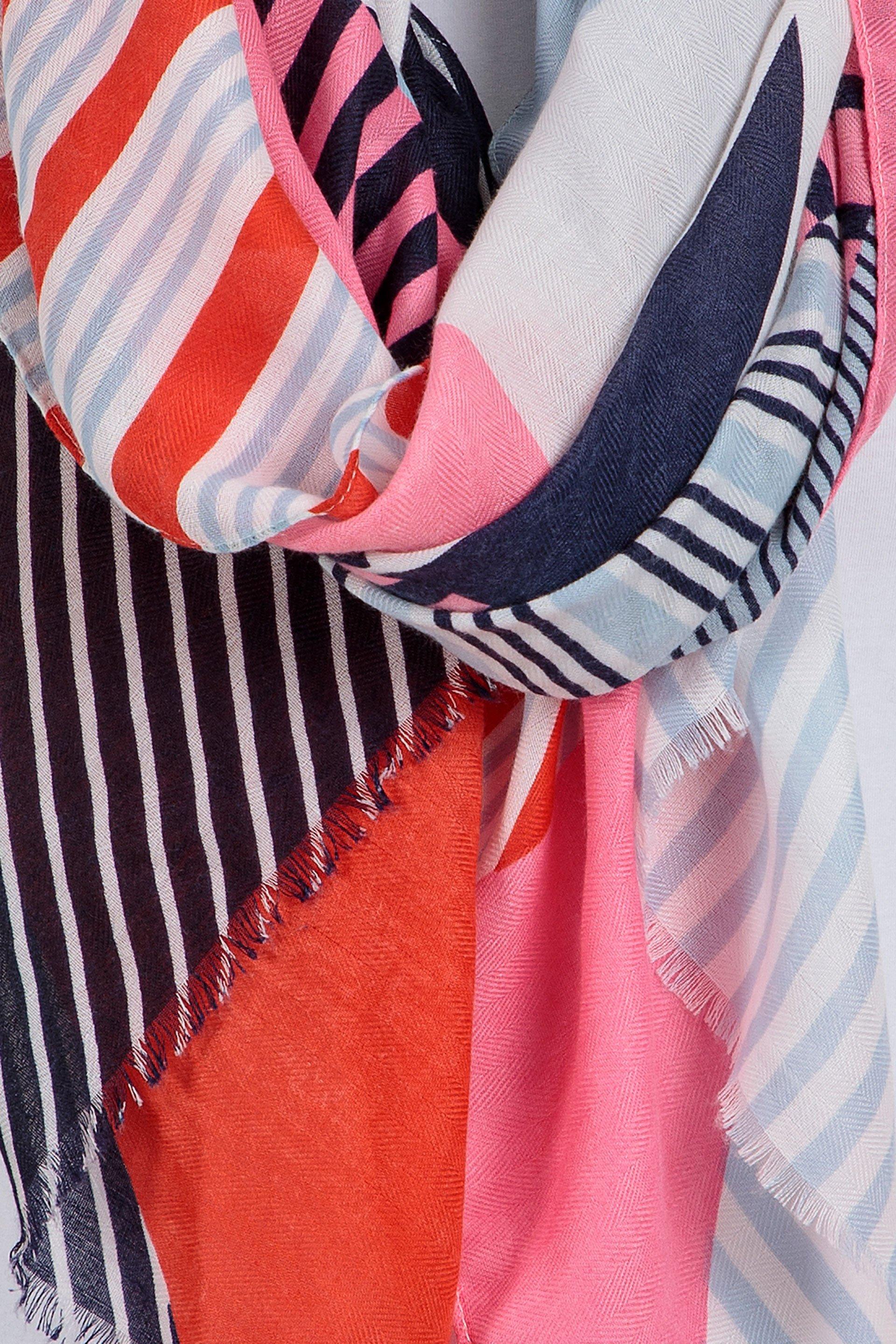Striped pashmina, , large image number 1
