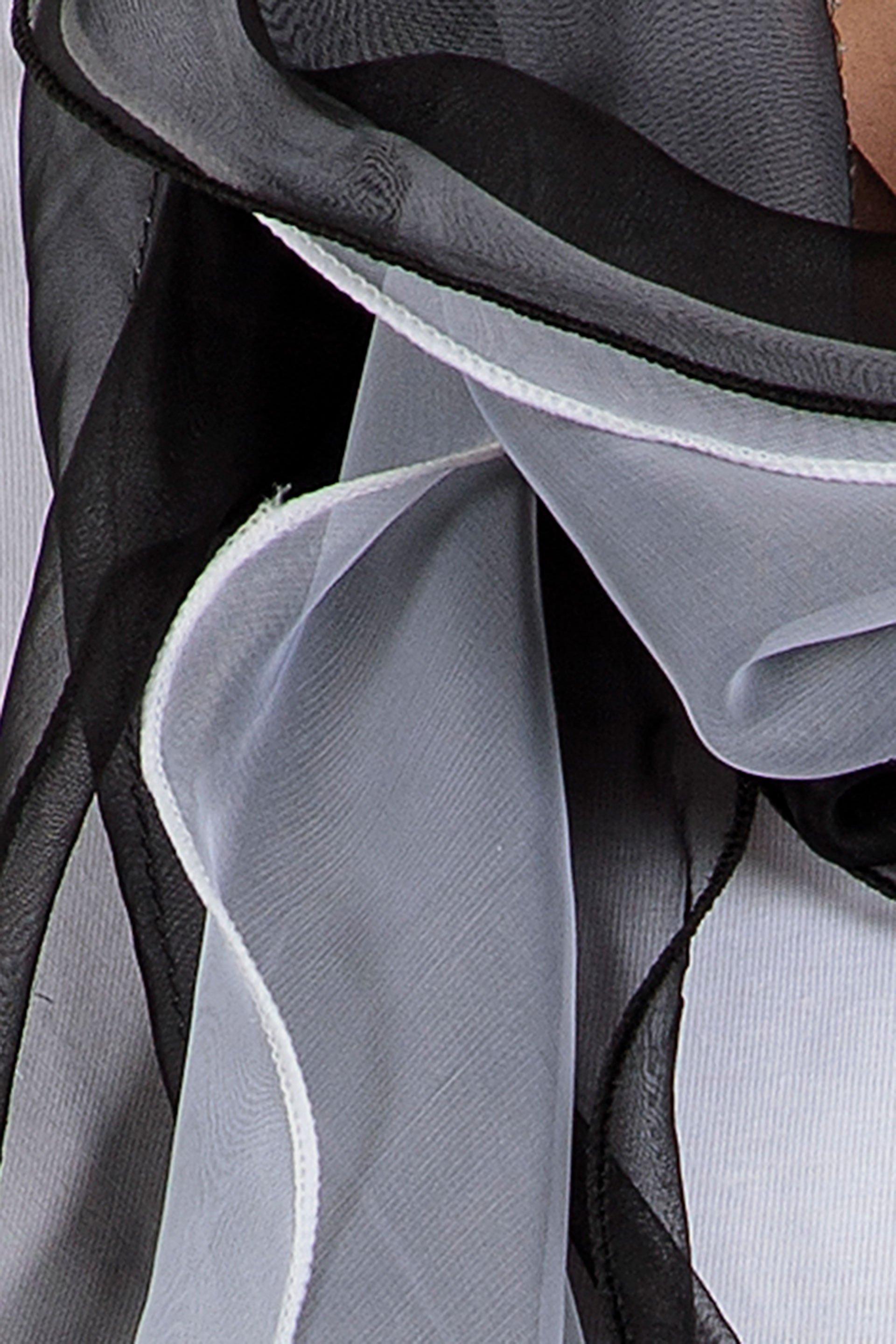 Black Two Tone Foulard, Women, , large image number 1