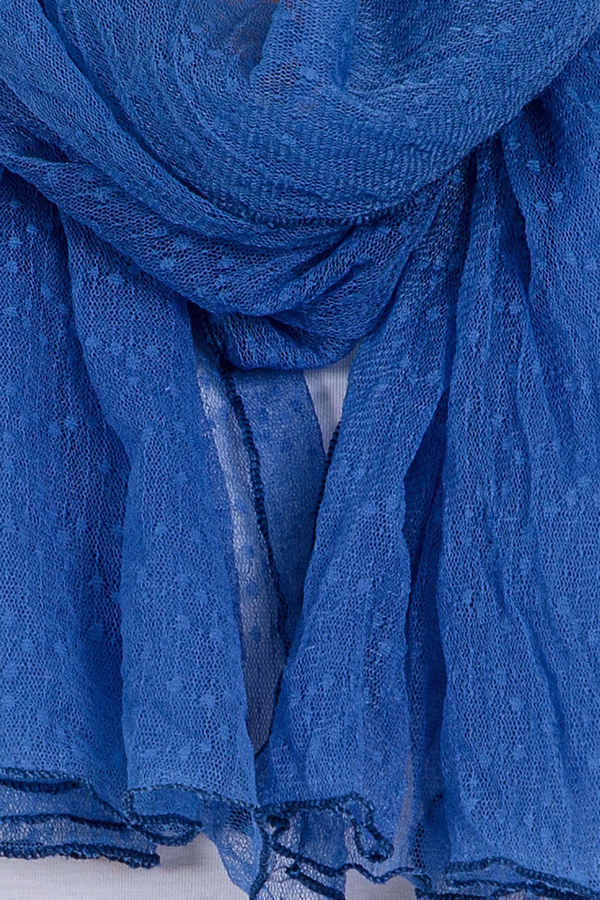 Blue Tulle Foulard, Women, , large image number 1
