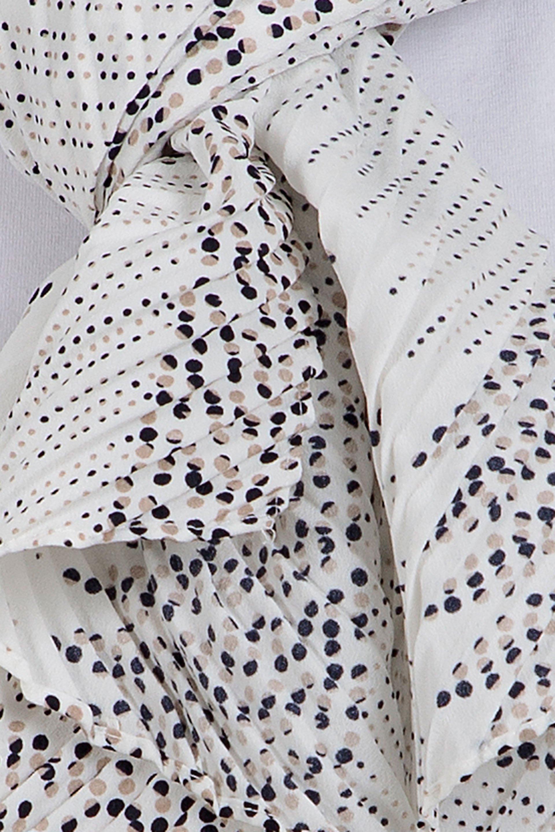 Pleated foulard, , large image number 1
