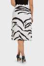 Punt Roma - White Abstract Print Skirt