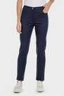 Punt Roma - Night Blue Cotton Trousers With Elastic