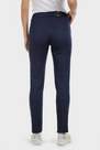 Punt Roma - Night Blue Cotton Trousers With Elastic