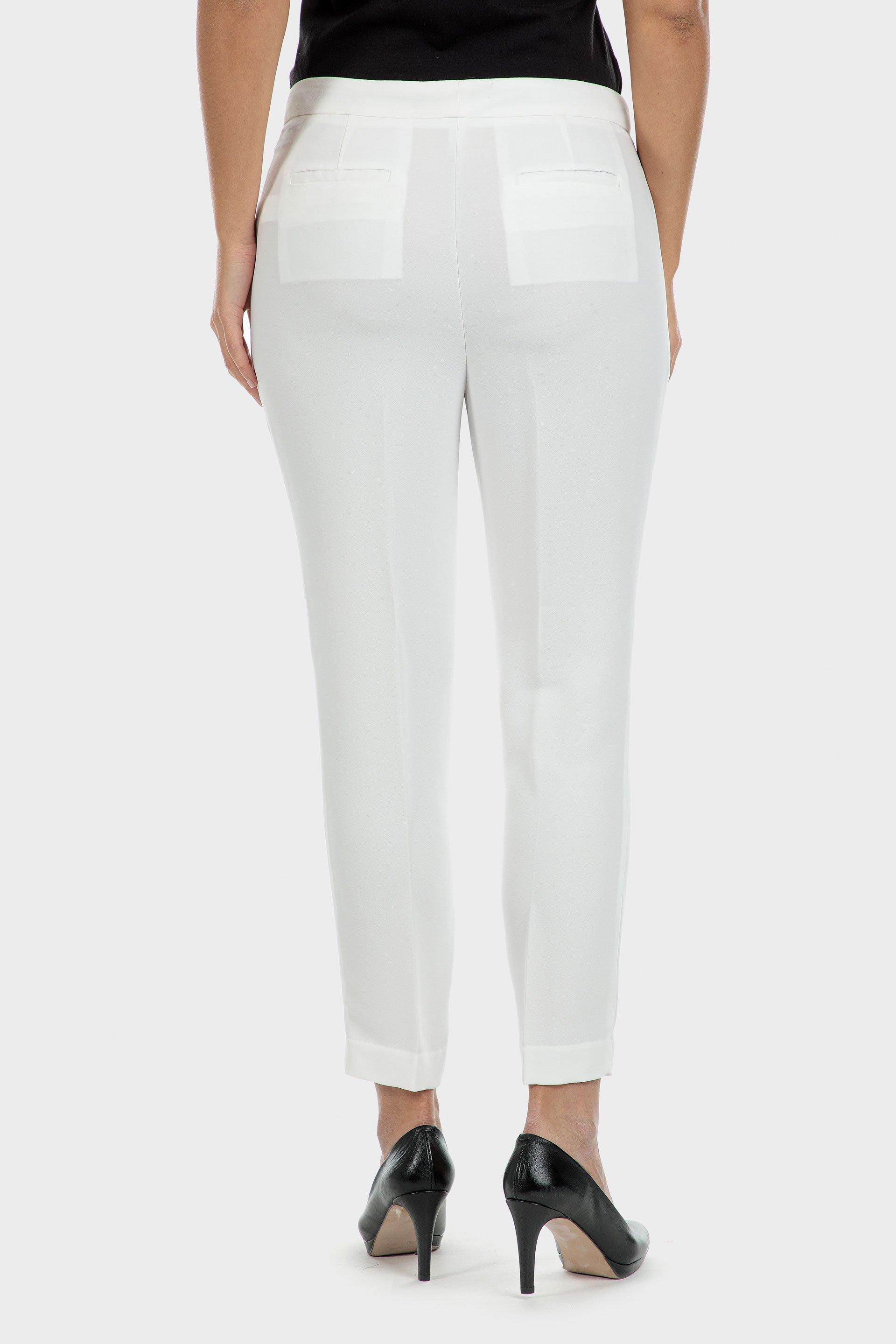 White Capri Trousers, , large image number 1