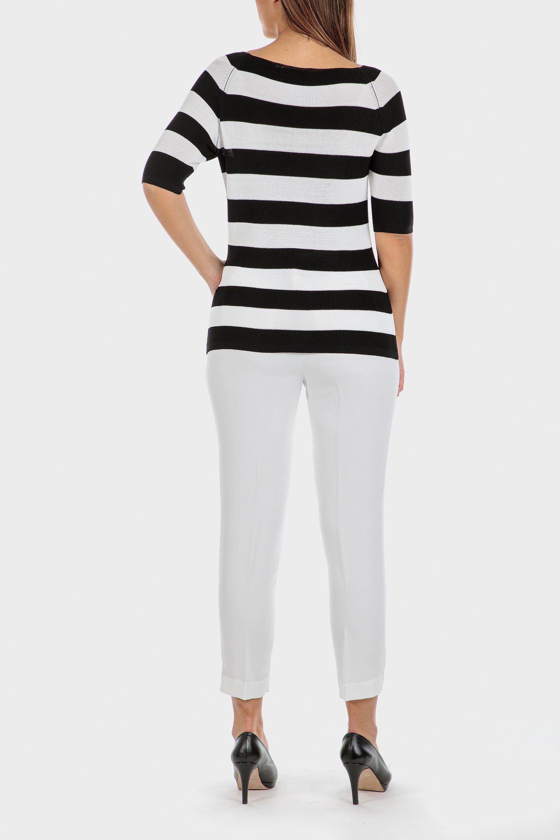 White Capri Trousers, , large image number 2
