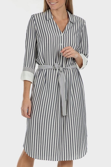 Punt Roma - Vertical stripes dress