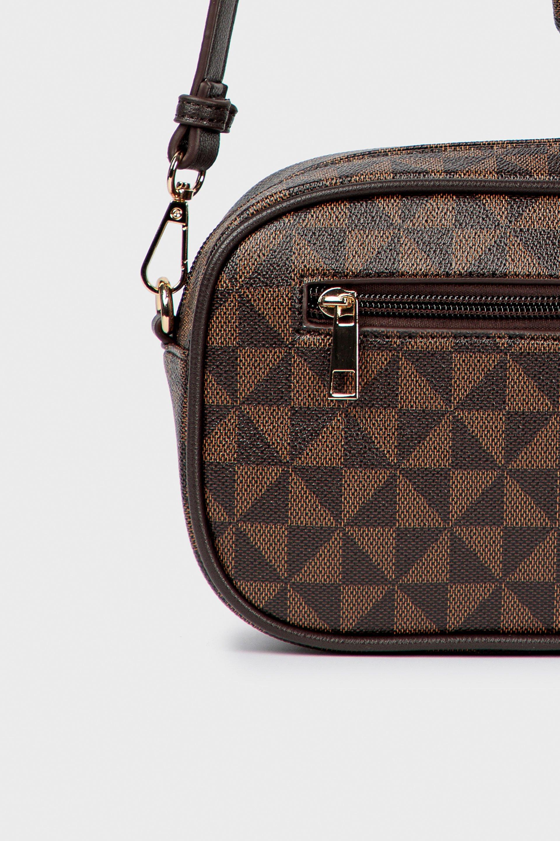 Brown Two Tone Shoulder Bag, Women, , large image number 3