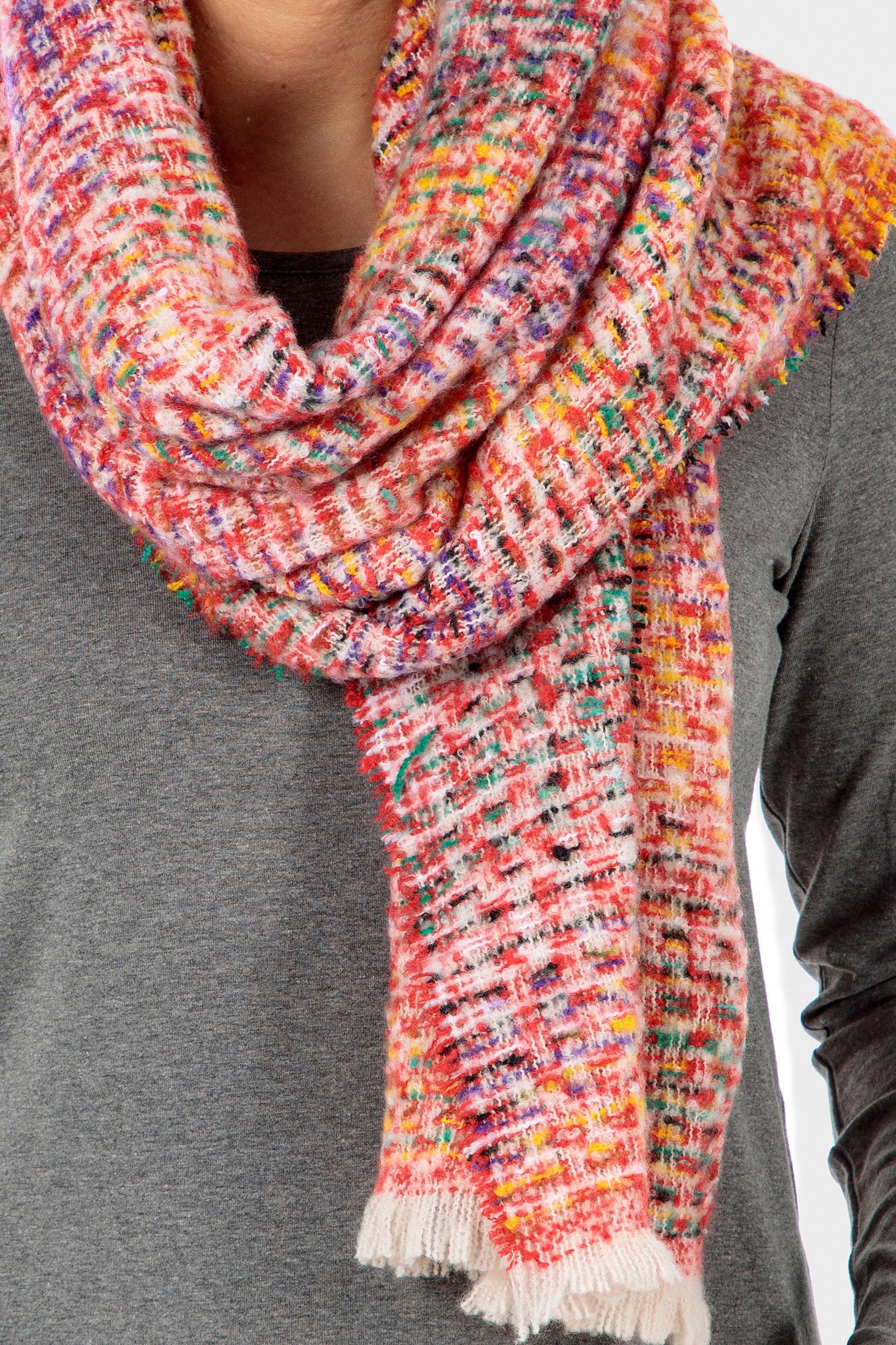 Red Fantasy Scarf, Women, , large image number 1