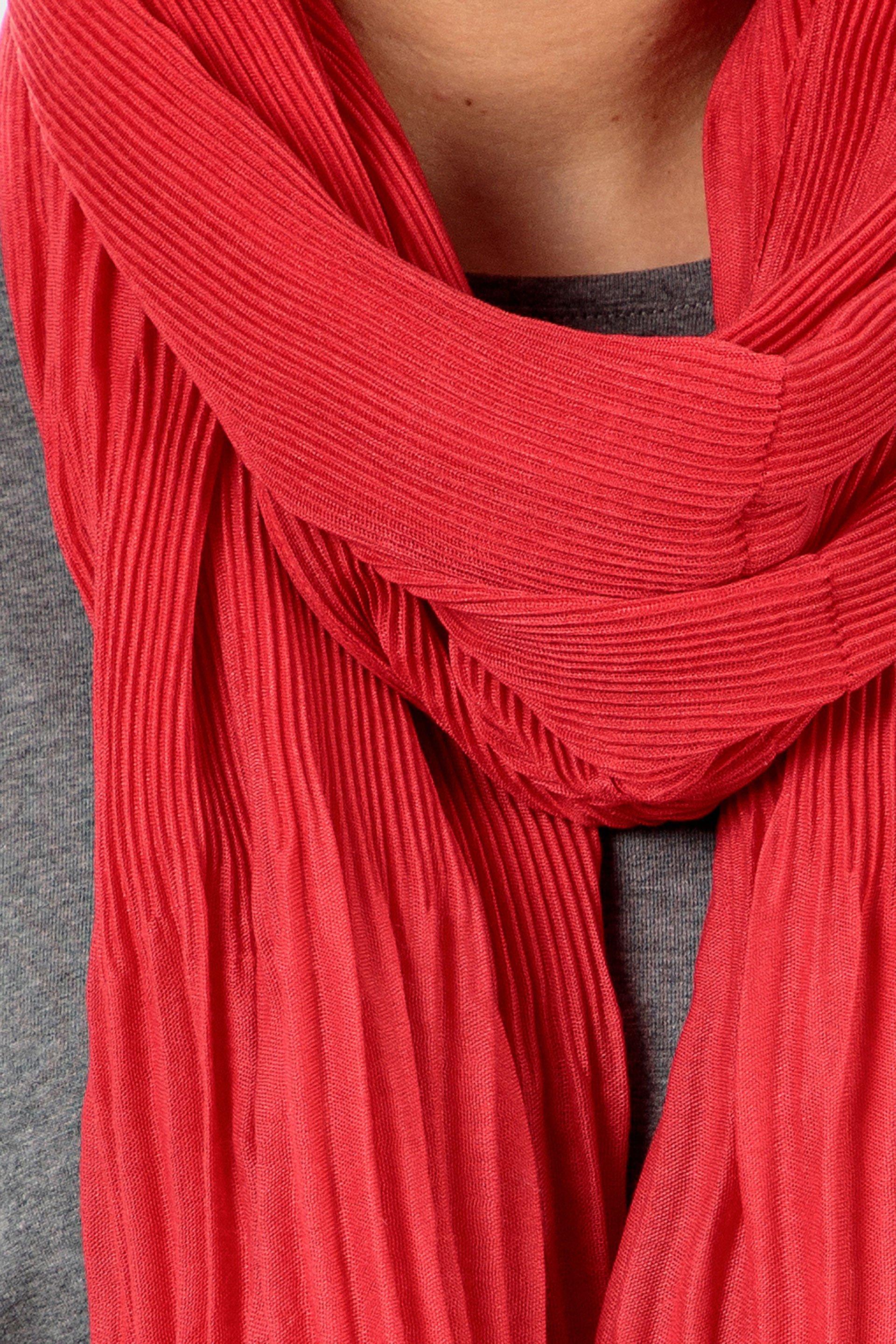 Red Basic Foulard, Women, , large image number 1