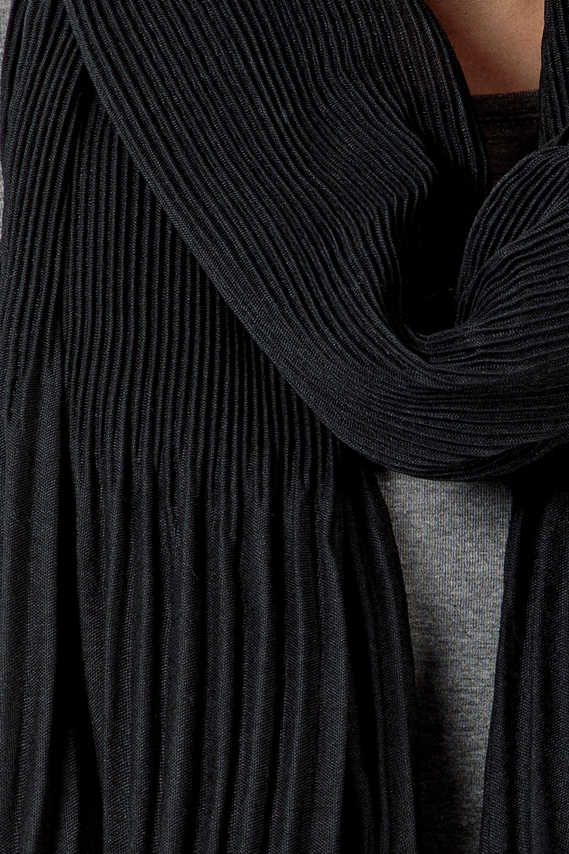 Black Basic Foulard, Women, , large image number 1
