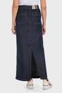 Punt Roma - Blue Denim Chambray Skirt, Women