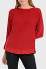 Red Batwing Sleeve Sweater, Women