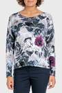 Punt Roma - Grey Sequins Print Sweater, Women