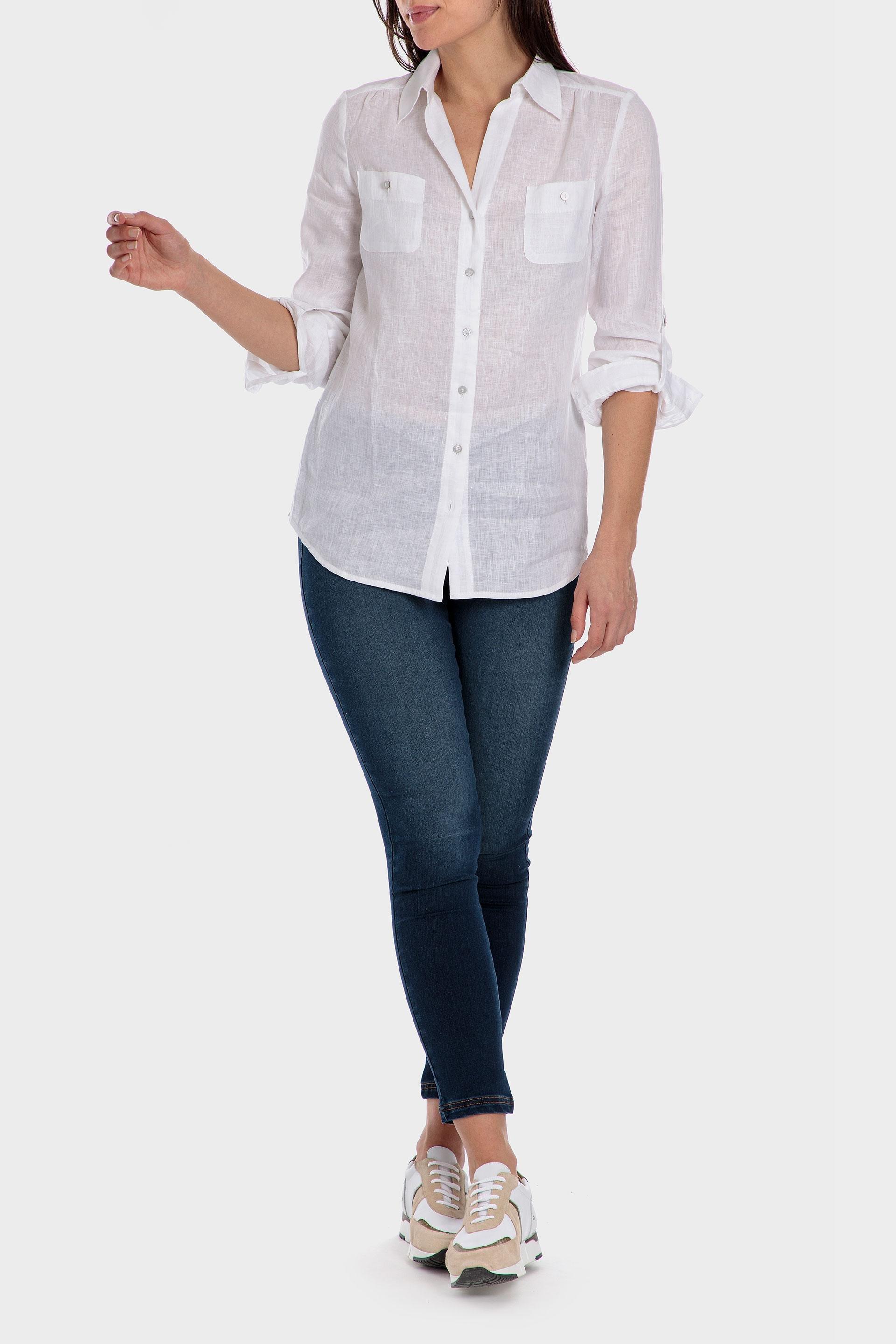 White Linen Shirt, , large image number 3