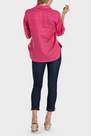 Punt Roma - Pink Embroidered Linen Blouse