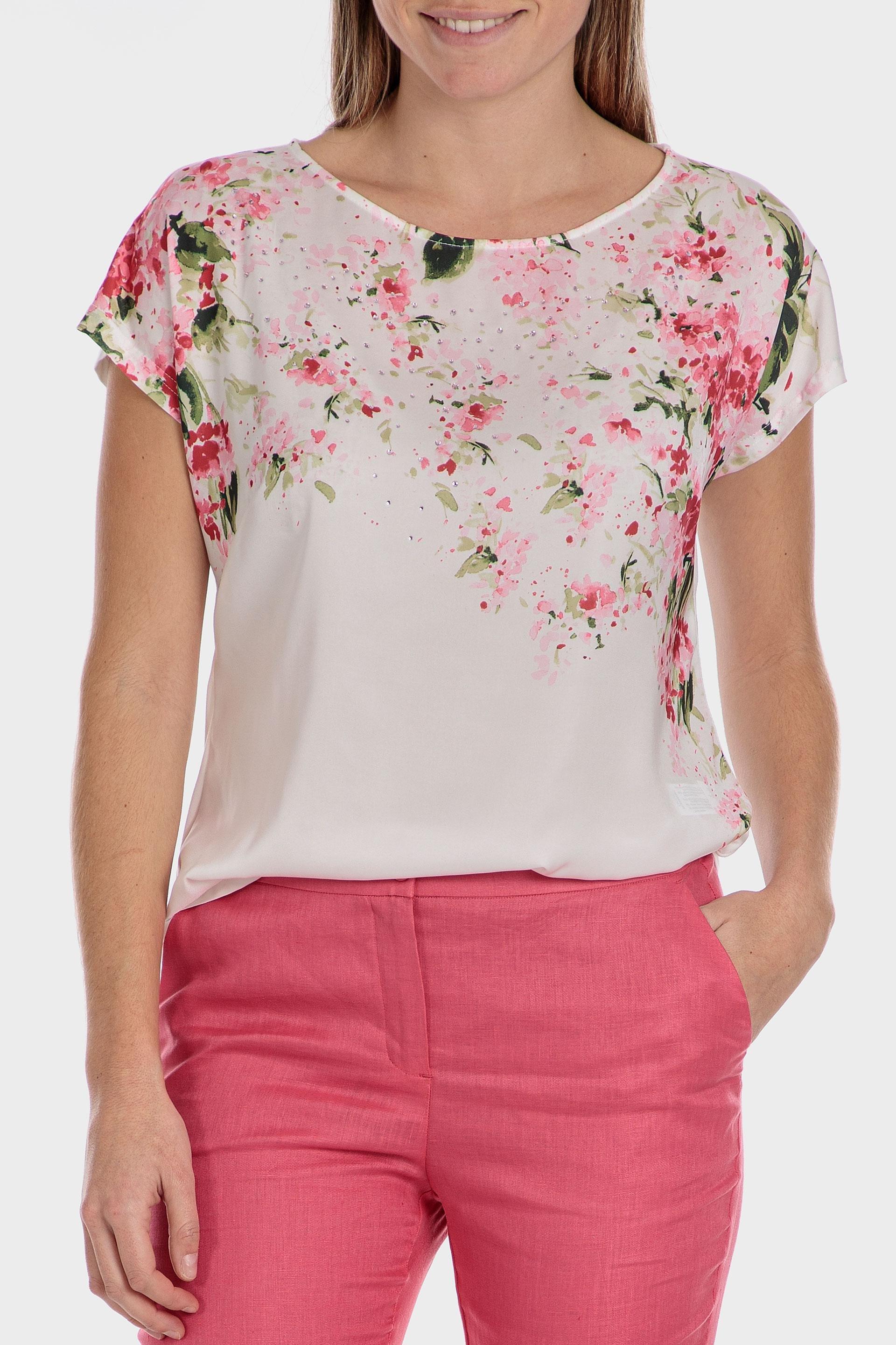 FLORAL PRINT T-SHIRT, , large image number 0