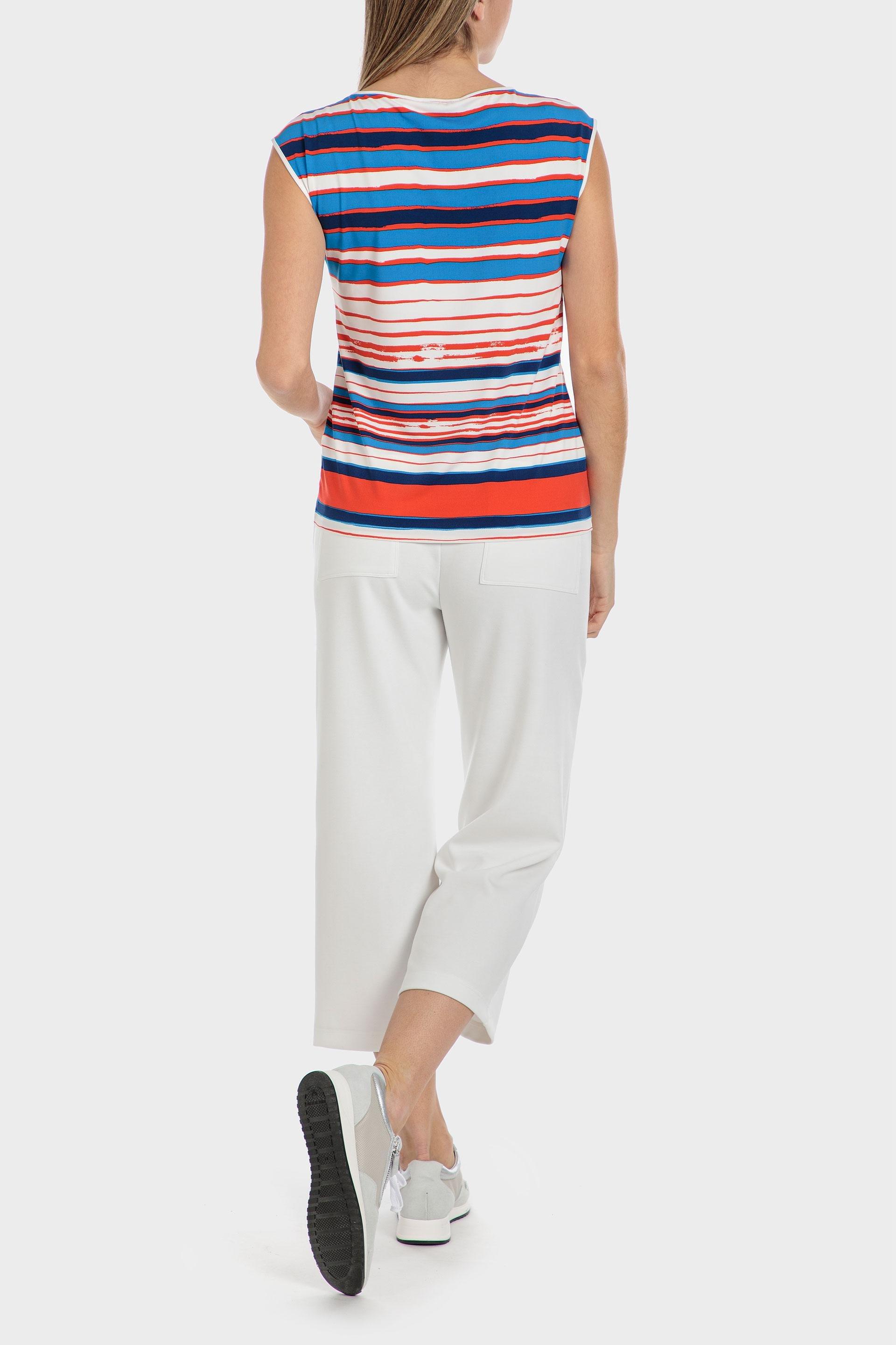 Multicolor Striped Vest Top, , large image number 3
