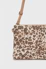 Punt Roma - Brown Cheetah Print Shoulder Bag