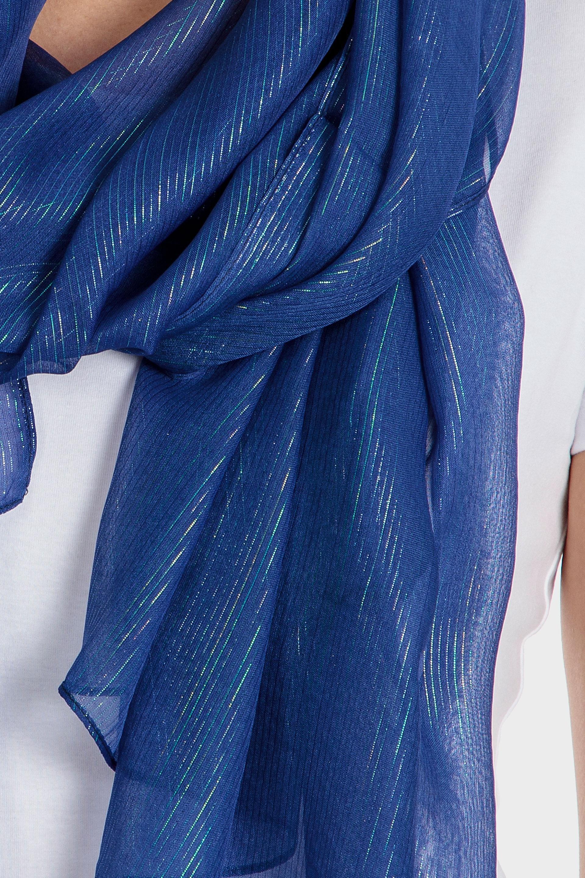 White Shiny Pashmina, , large image number 1