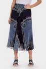 Punt Roma - Blue Midaxi Pleated  Skirt