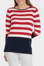 Punt Roma - Red Striped Sweater