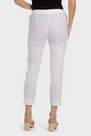 Punt Roma - White Linen Capri Trousers