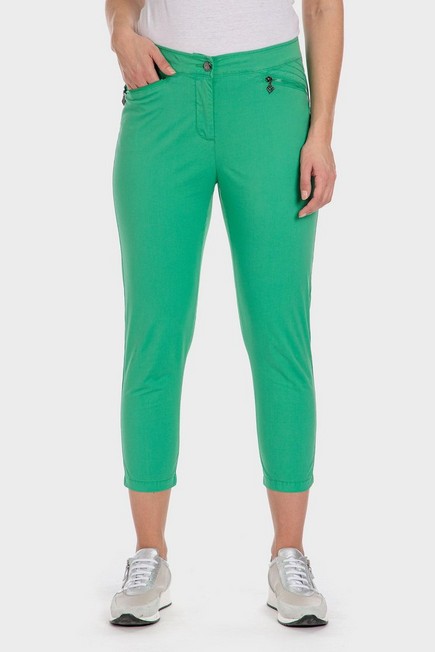 Punt Roma - Green Twill Trousers