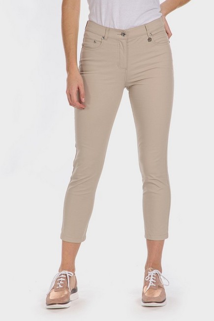 Punt Roma - Brown Cropped Trouser