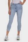 Punt Roma - DENIM TROUSERS WITH GEMS