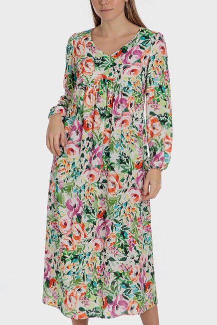 Punt Roma - Multicolor Midaxi Floral Dress