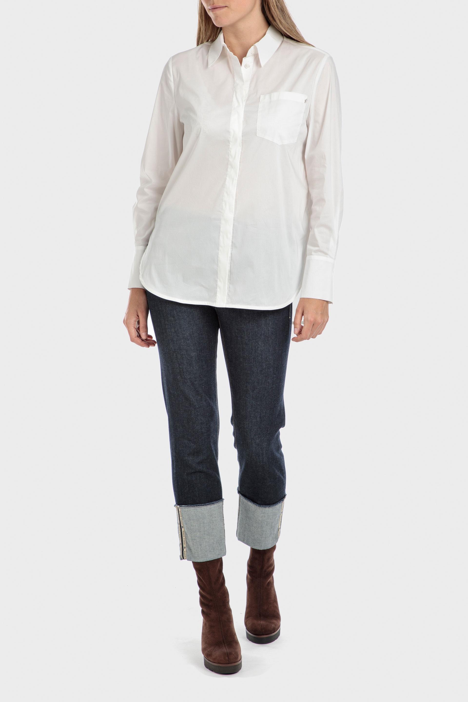 White Long Shirt, , large image number 1