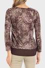 Punt Roma - Brown Cashmere Print Blouse