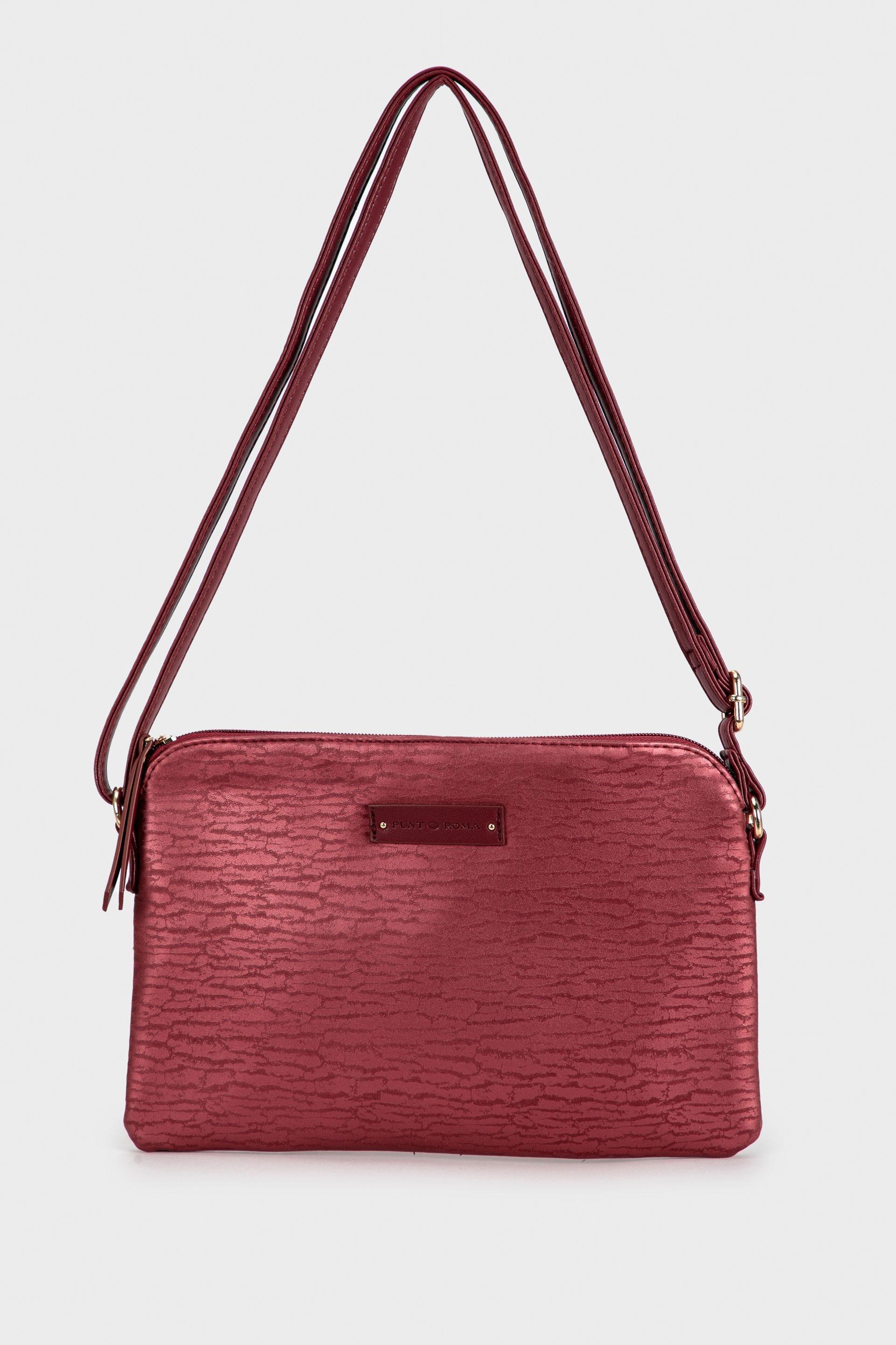 Maroon Pocketbook Style Bag, , large image number 0
