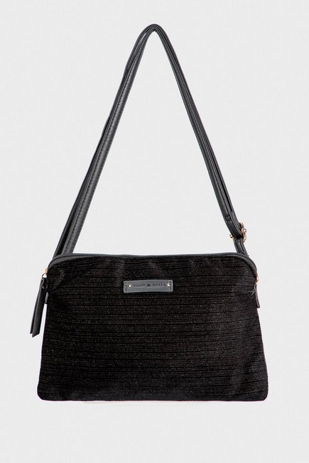 Punt Roma - Black Pocketbook Style Bag
