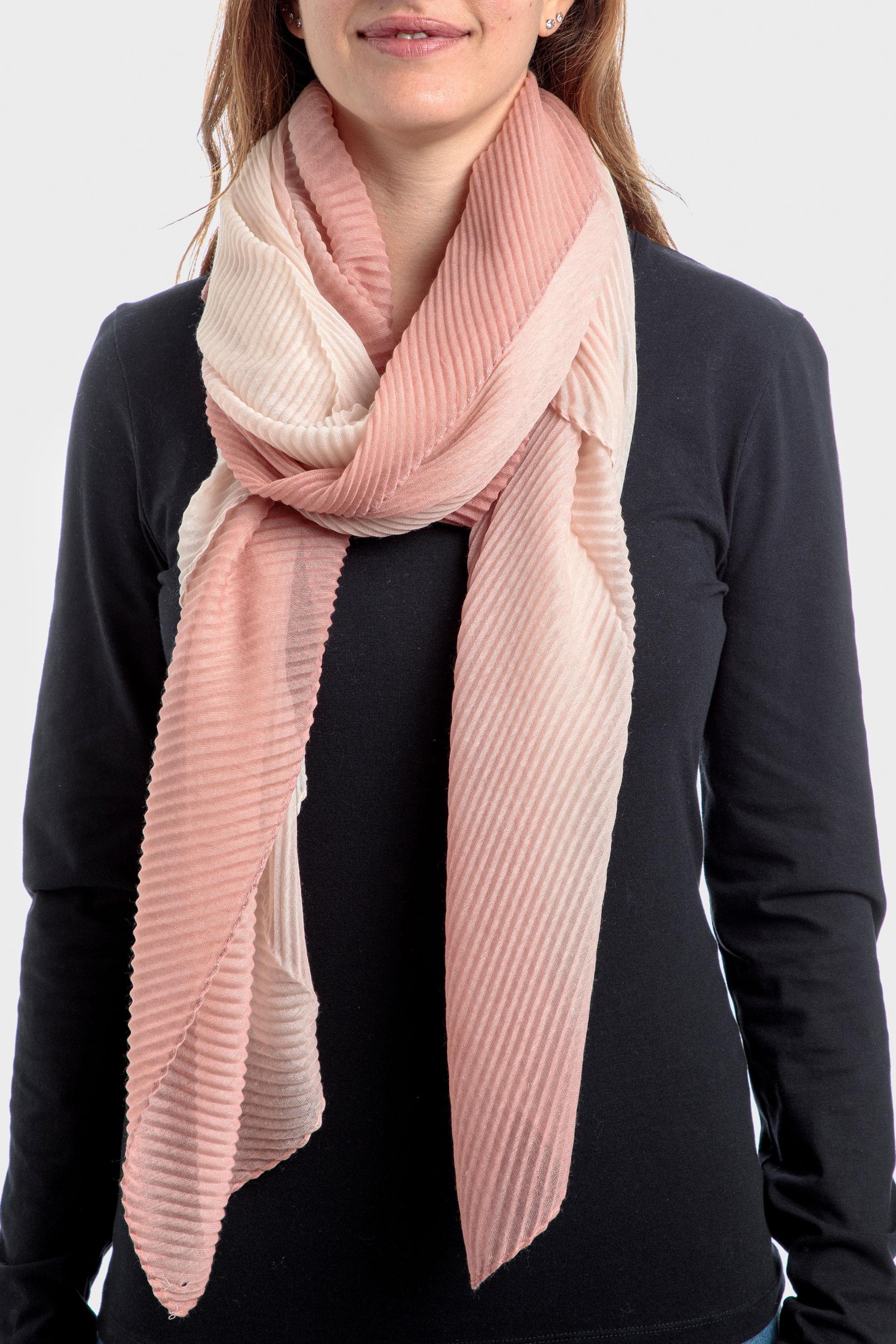 Pleated ombré pashmina, , large image number 0